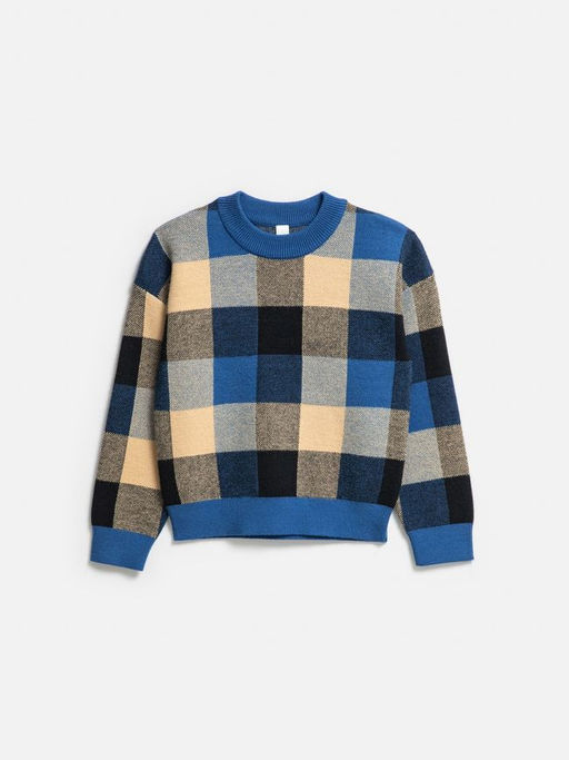 ACOOLA / Джемпер детский для девочек Merita клетка  фото 2