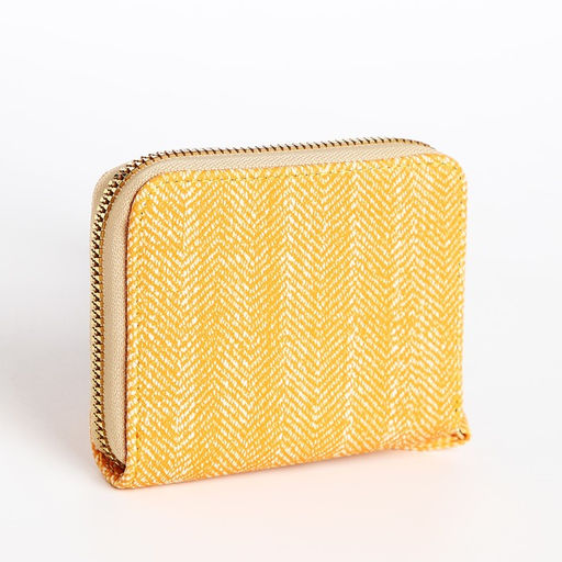 Кошелёк на молнии «Сердечко», жёлтый