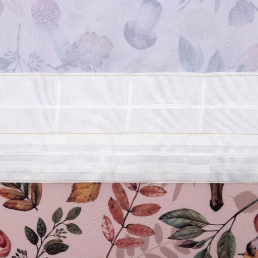 Шторы для кухни с подхватами Этель Nature forest, 145×180 см, комплект - 2 шт.