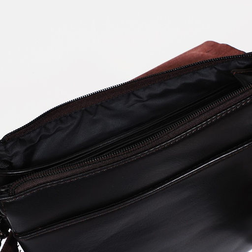 Сумка мужская, цвет коричневый - Simaland фото 4