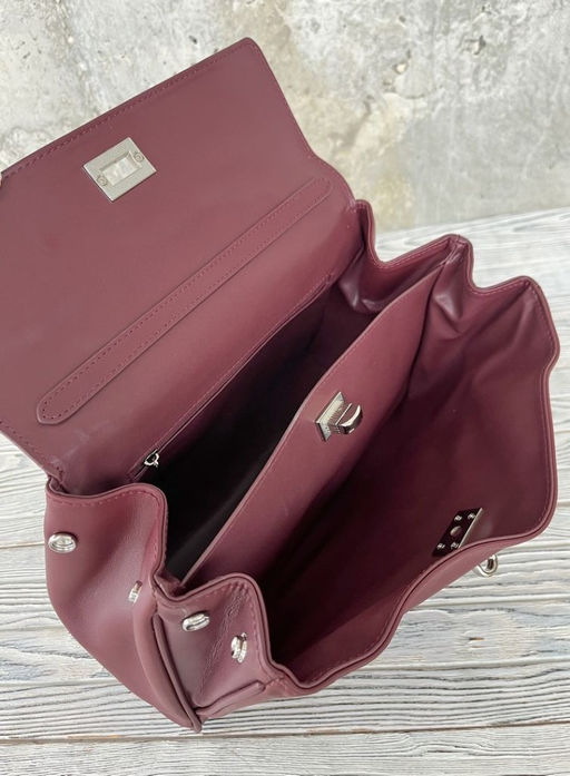 Женская кожаная сумка-портфель 8399-2 Бордо - Sergio valentini фото 5