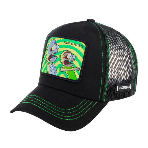 Бейсболка CAPSLAB арт. CL/REM/1/PSY2 Rick and Morty Portal (черный)