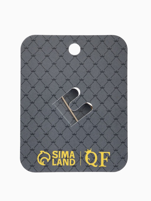 Брошь «Улитка», разноцветная в чернёном золоте