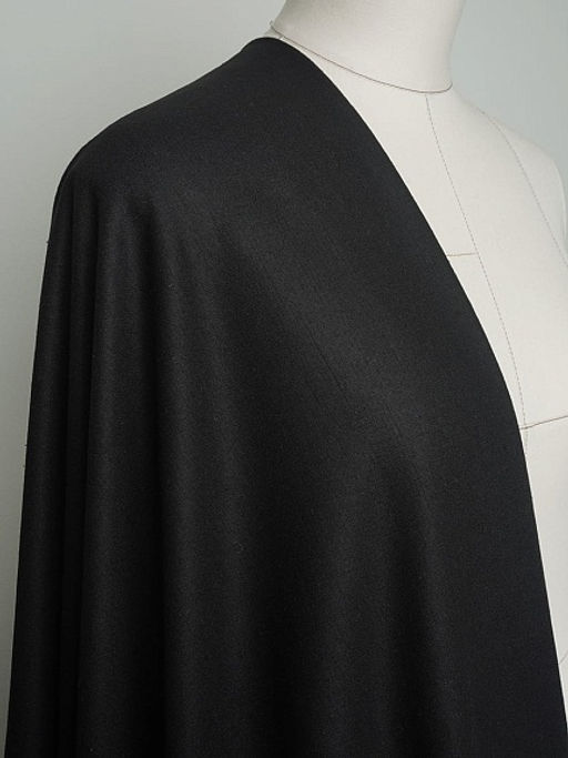 Шерсть костюмная Твид цв.Черный, ш.1.45м, шерсть-50%, п/э-50%, 250гр/м.кв - Купава фото 5