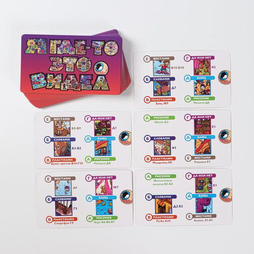 Настольная игра на объяснение слов «Я где-то это видел», 12+