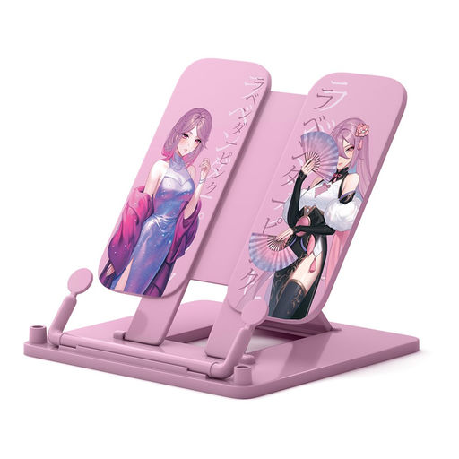 Подставка для книг ErichKrause "Manga", 235*190мм, регулир. угол наклона (61548) розовая