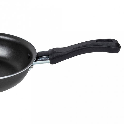 "Атлас" Сковорода с антипригарным покрытием д16см, h4,5см, s1,6мм, бакелитовая ручка (Россия)