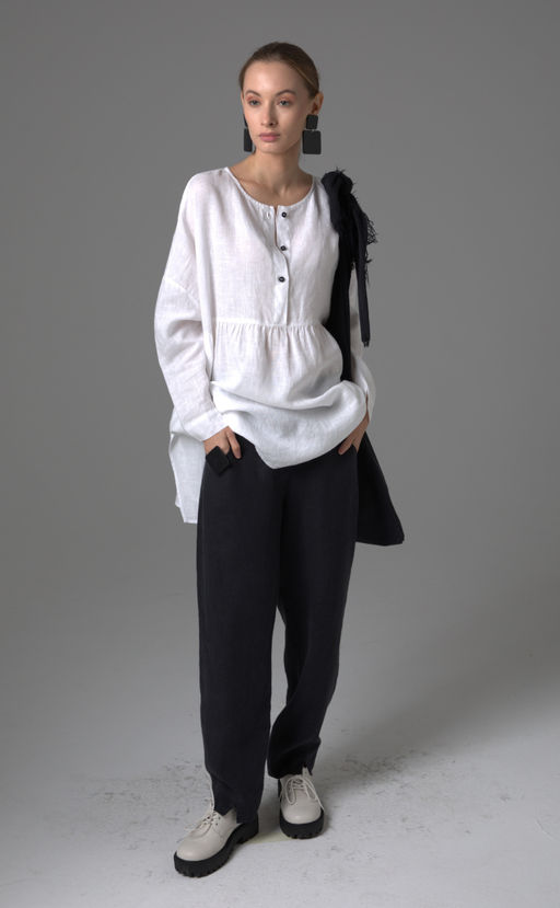 Блуза ЛЕН - Жан и параскева фото 5