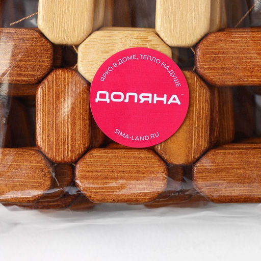 Цена за 6 шт. Подставка под горячее Доляна «Бамбук», под кружку, бамбук, 12×12 см