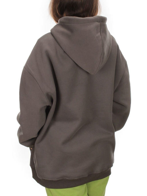 KD722 DK. GRAY Худи женское на флисе