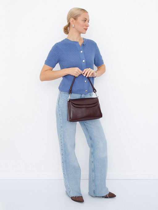 Сумка 0036VG wine purple Vitelli Grassi