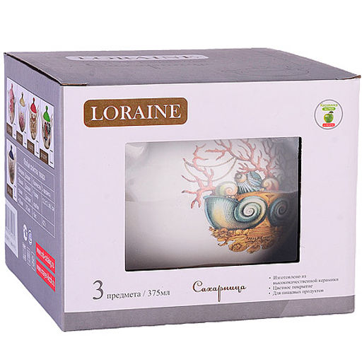 30812 Сахарница с крышкой 375мл с ложкой 3пр Страна чудес LR (х36) - Mayer&boch фото 3