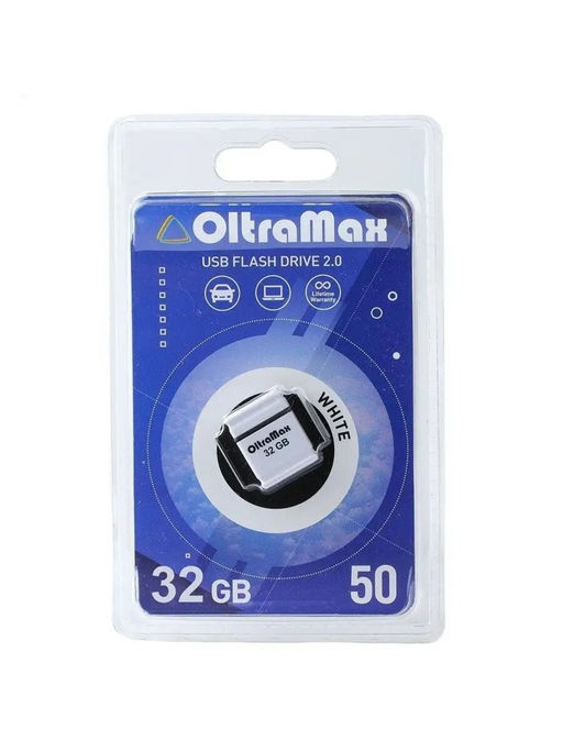 Флеш-накопитель 32Гб "OltraMax 50" белый