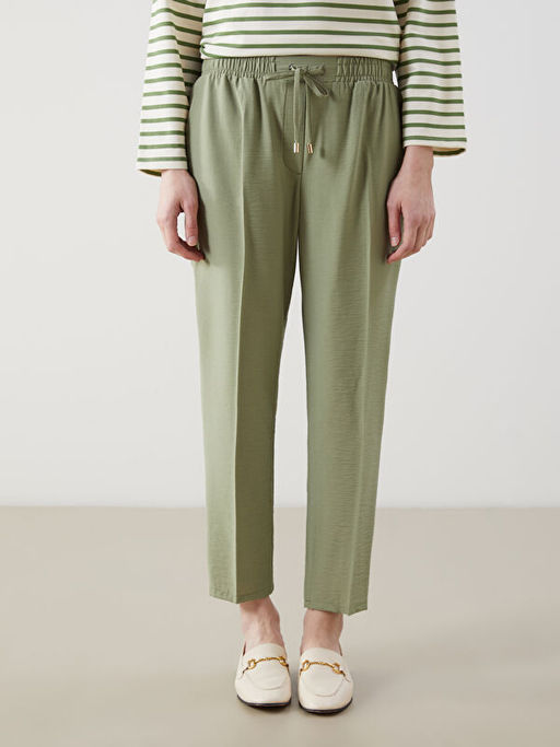 Beli Lastikli Havu? Kesim Kad?n Pantolon