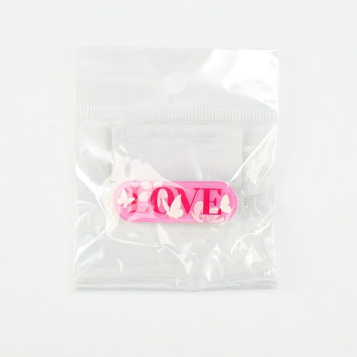 Цена за 4 шт. Заколка для волос LOVE, 4.5?1.5 см - Art beauty фото 6