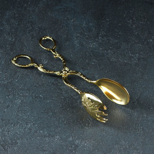 Щипцы для подачи «Рахат золото», h=22 см, цвет золотистый