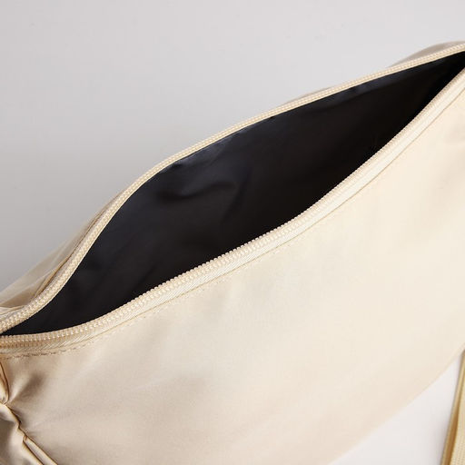 Сумка молодёжная на молнии, цвет молочный - Simaland фото 6