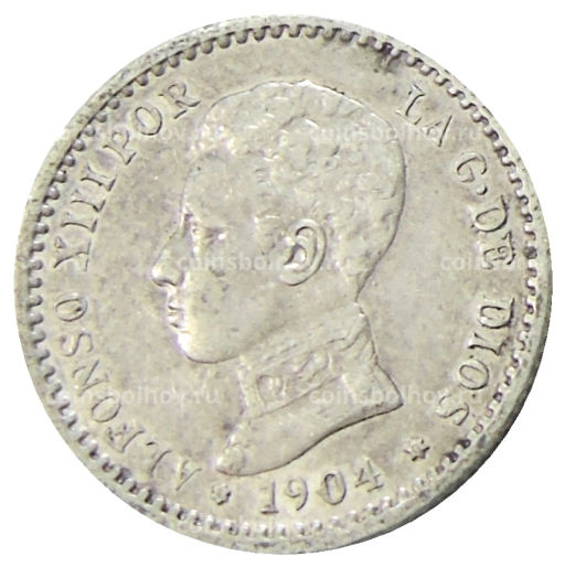 50 сентимо 1904 года Испания