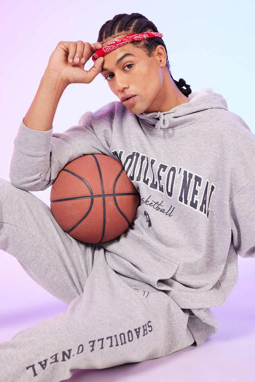 DeFactoFit Толстовка оверсайз с капюшоном Shaquille ONeal  фото 3