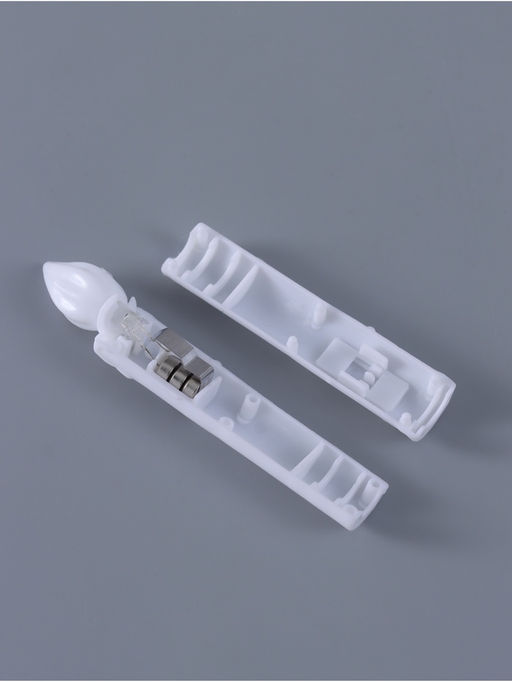 Цена за 6 шт. Светодиодная свеча, ночник LED RISALUX «Мини», 3×AG13, белый, 1.5×1.5×9 см