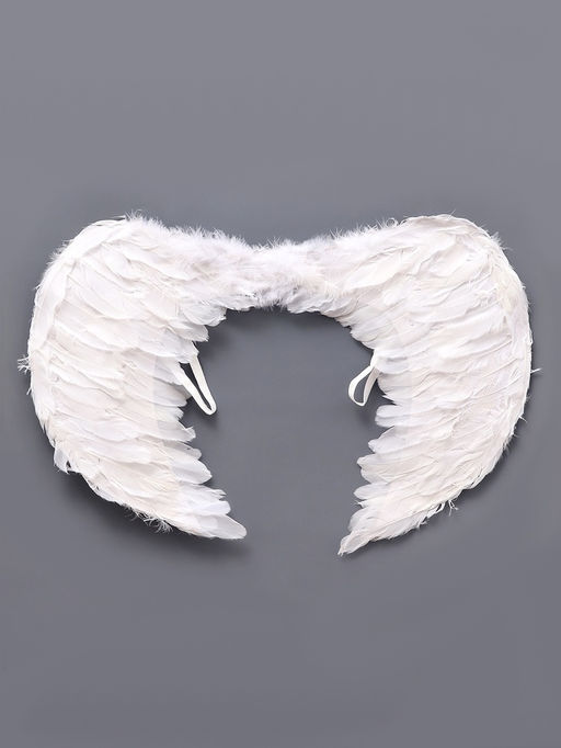 Крылья ангела, на резинке, белые - Страна карнавалия фото 2
