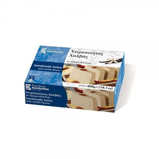 Халва кунжутная с ванилью Kandylas, Греция, 400г  фото 2