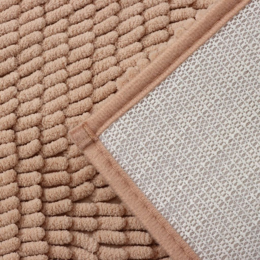 Коврик для дома Доляна Букли длинные, 40?60 см, бежевый фото 5