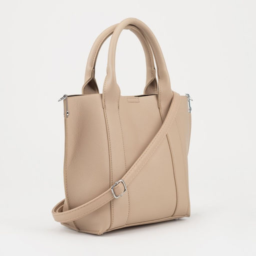 Сумка-тоут на молнии, цвет бежевый - Simaland фото 2