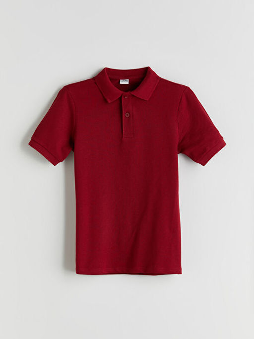 Polo Yaka K?sa Kollu Basic Erkek ?ocuk Ti??rt