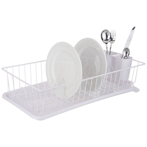 СУШИЛКА ДЛЯ ПОСУДЫ БЕЛАЯ 49*24,5*11 СМ - Agness фото 2