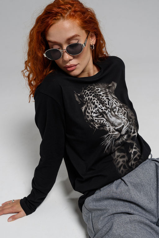 8513 Футболка с длинным рукавом женская