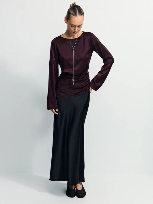 Асимметричная блуза из вискозы / Zarina