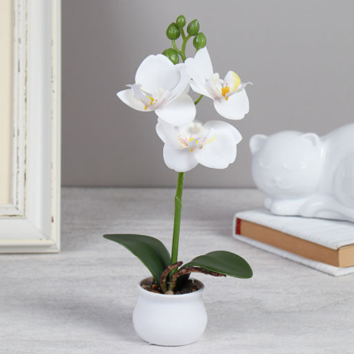 Цветочная композиция Орхидея 22 см / LM-796 /уп 12/144/ - ГалеонТрейд фото 2