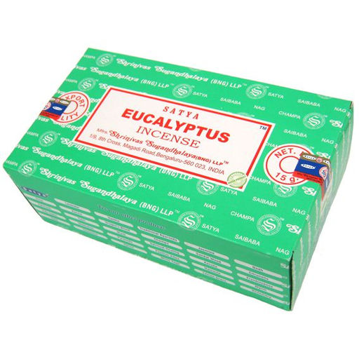 Прямоуг. Благовония Eucalyptus Эвкалипт 15гр. блок 12шт.