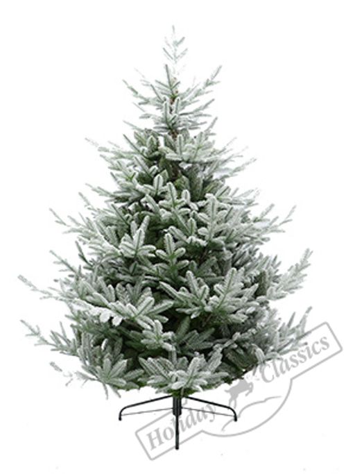 Ель "Бисквит" заснеженная хвоя PE+PVC h=1,80 м d= 1,36 м