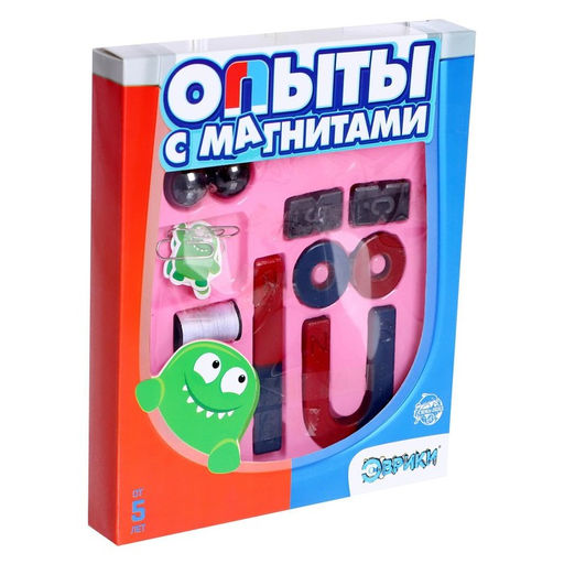 Набор для опытов Опыты с магнитами, 8 опытов - Эврики фото 3