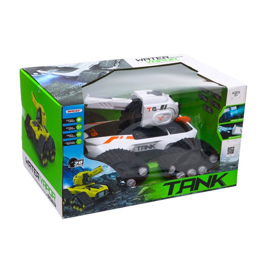 Танк радиоуправляемый TANK, стреляет водой, эффект дыма, цвет белый - Simaland фото 7