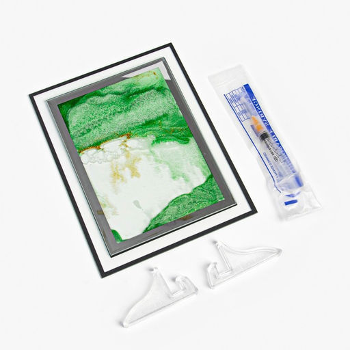 Песочные часы-картина «Кулас», 23×17 см, антистресс, песок зелёный