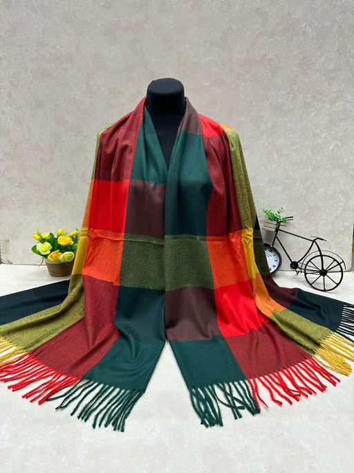 Платок из кашемира, мультицвет