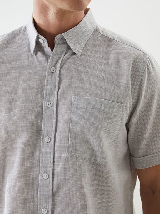 Regular Fit K?sa Kollu Arm?rl? Erkek G?mlek