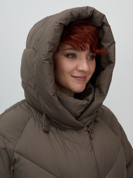 Пальто двубортная зимнее утепленное Бренд: Visdeer  фото 10