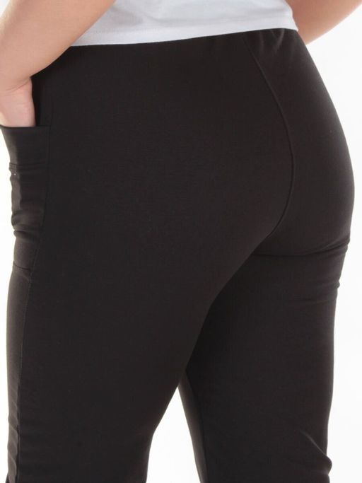 QB-83 BLACK Брюки спортивные женские (95% хлопок, 5% стрейч) P&S - Фабричный китай фото 6