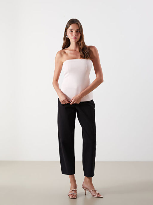 Barrel Fit Kad?n Jean Pantolon