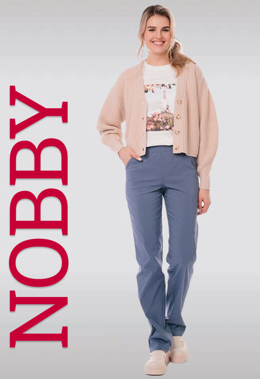 NOBBY, Женские брюки 9221-5 (серо-голубой)