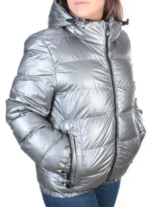 KM92521-10 SILVER/GRAY Куртка зимняя женская ABRAND ALNWICK (200 гр. холлофайбер)