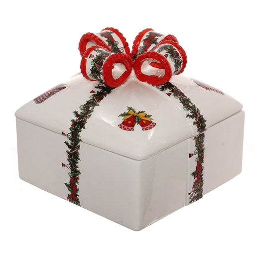 Конфетница "Подарок", 1, 2000 мл, L19,5 W20 H18 см