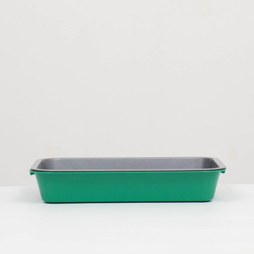 Туалет средний с сеткой 36×26×6.5 см, серый/зелёный