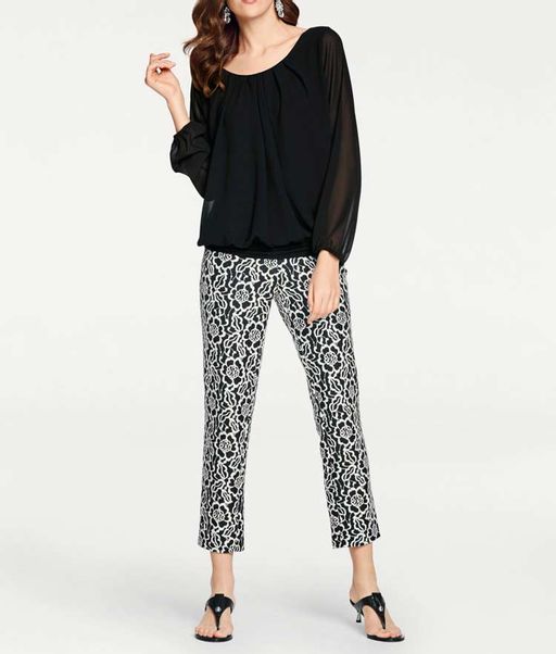 Блузка, черная - Ashley brooke фото 5