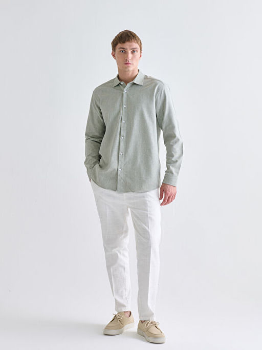 Regular Fit Uzun Kollu Arm?rl? Erkek G?mlek