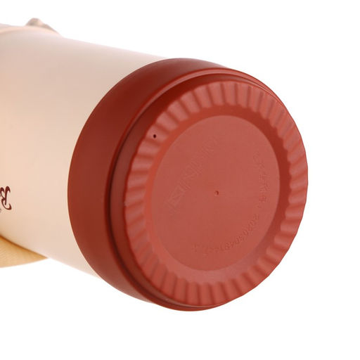 Термос для еды, 1.2 л, 2715 см, 3 контейнера, складная ложка, нержавеющая сталь, бежевый, красный - Simaland фото 7